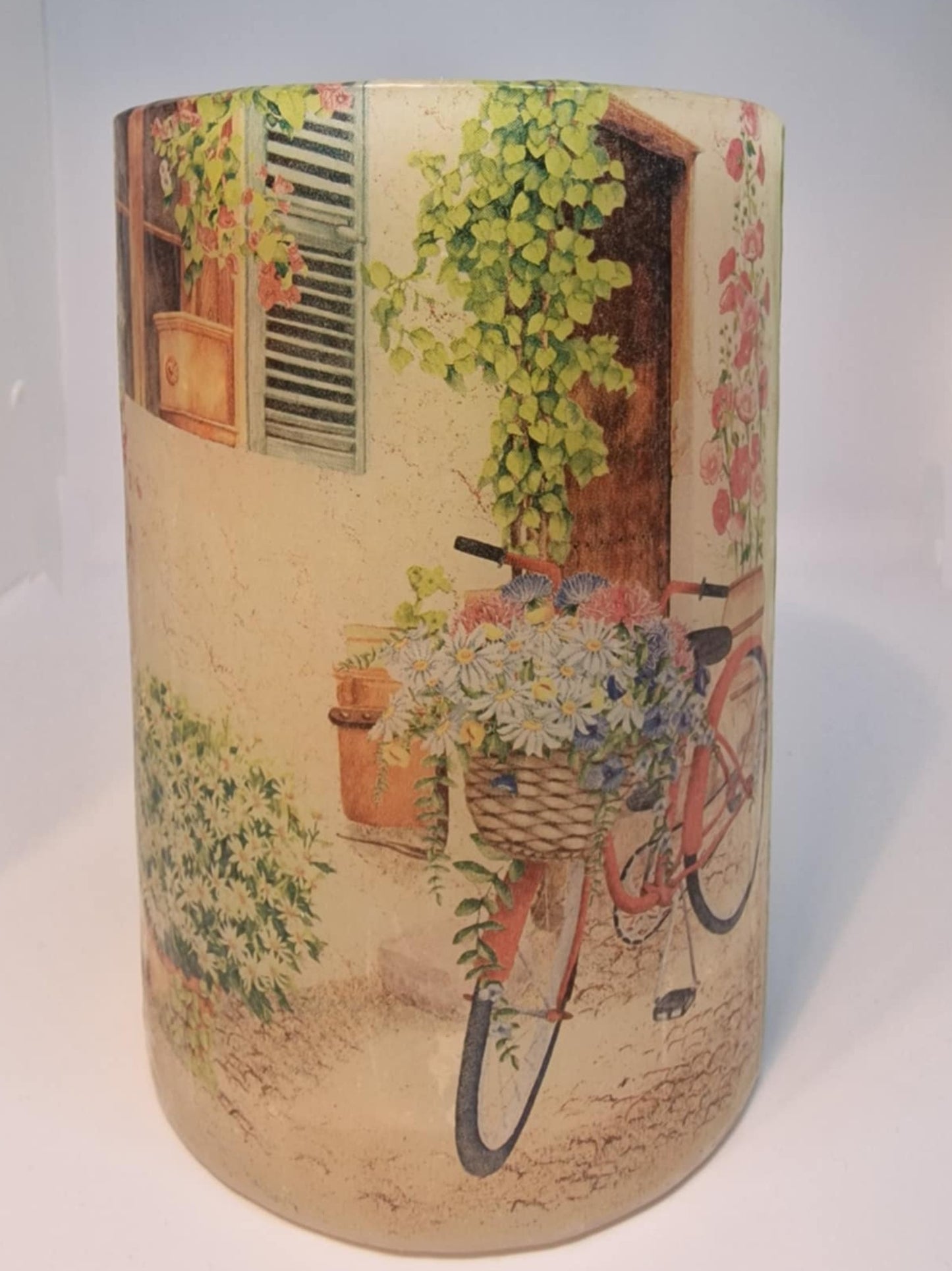 Fiets met bloemen