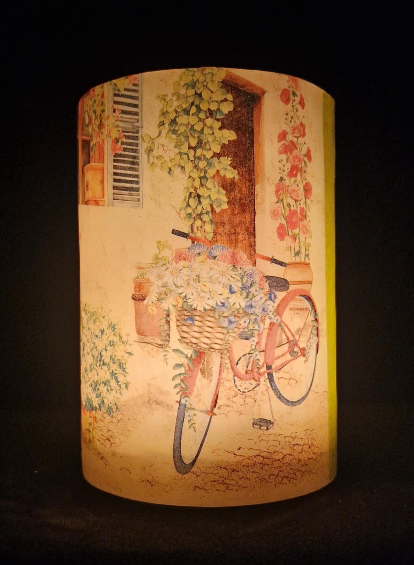 Fiets met bloemen