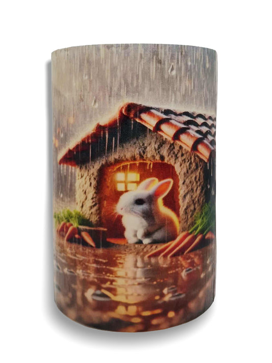 Konijntje in de regen
