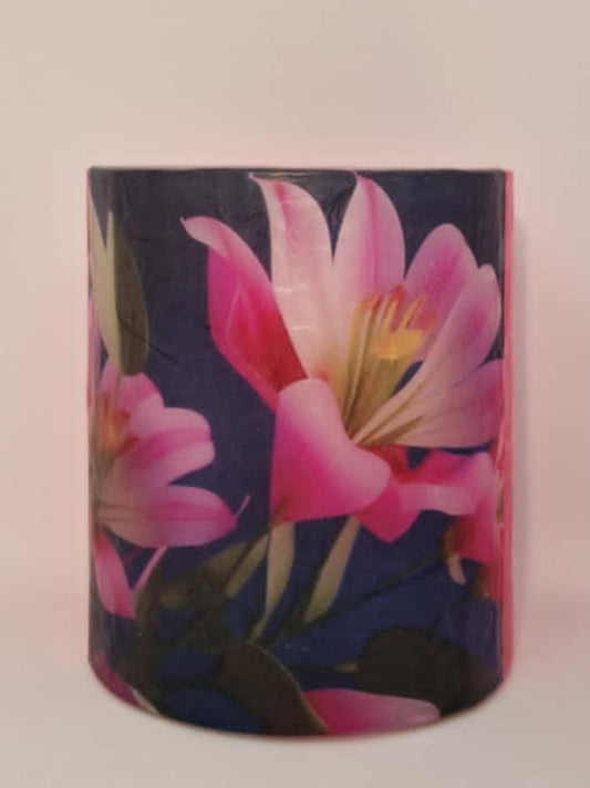 Roze liliumbloemen