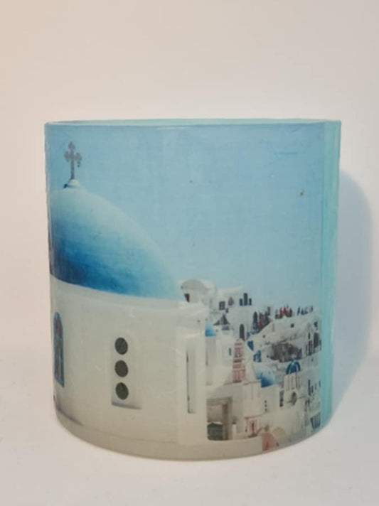 Kleine kerk op een eiland