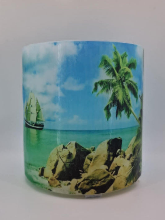 Exotisch strandlandschap