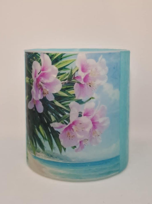 Bloemen op het strand