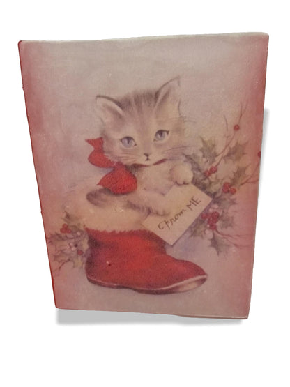 Kitten in een sinterklaas laars