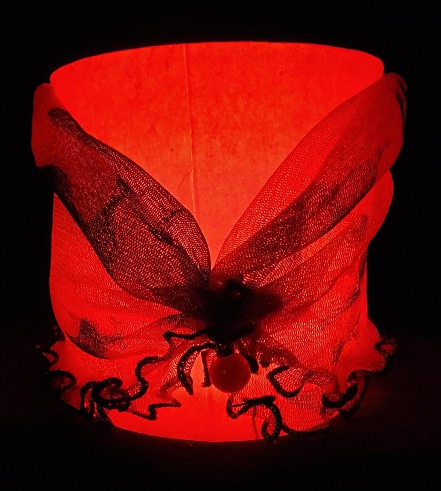 Rood kaarslantaarn vlinder